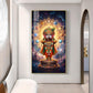 Lord Jagannath Prabhu Glass Finish Vertical Wall Art
