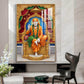 Sai Baba Religious Glass Finish Vertical Wall Art