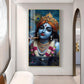 Shri Banke Bihari Glass Finish Vertical Wall Art