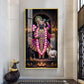 Lord Shrinath Ji Glass Finish Vertical Wall Art