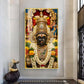 Goddess Chowdeshwari Amman Glass Finish Vertical Wall Art