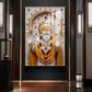 Premanand Maharaj Ji Glass Finish Vertical Wall Art