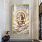 Ganpati Bappa Maurya Glass Finish Vertical Wall Art