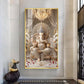 Jai Ganesh Deva Glass Finish Vertical Wall Art