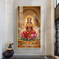 Goddess Mahalakshmi Glass Finish Vertical Wall Art