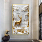 Deerlighted Forest Glass Finish Vertical Wall Art