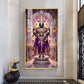 Om Namo Venkateswara Glass Finish Vertical Wall Art