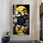 Twilight Tree Serenity Glass Finish Vertical Wall Art