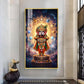 Lord Jagannath Prabhu Glass Finish Vertical Wall Art