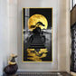Stairway To The Moon Glass Finish Vertical Wall Art