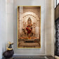 Hindu Goddess Durga Maa Glass Finish Vertical Wall Art