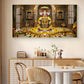 Mallikarjuna Jyotirlinga Glass Finish Horizontal Wall Art