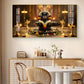Shivling Eternal Devotion Glass Finish Horizontal Wall Art