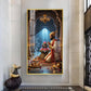 Chhatrapati Shivaji Maharaj WIth Lord Shiva Glass Finish Vertical Wall Art