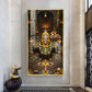 Divine Trimbakeshwar Jyotirlinga Glass Finish Vertical Wall Art