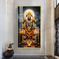Lord Venkateswara Glass Finish Vertical Wall Art