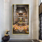 Divine Omkareshwar Jyotirlinga Glass Finish Vertical Wall Art