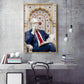 Dr. B.R. Ambedkar Glass Finish Vertical Wall Art