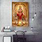 Sherawali Maa Glass Finish Vertical Wall Art