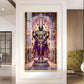 Om Namo Venkateswara Glass Finish Vertical Wall Art
