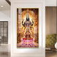 Lord Tirupati Balaji Glass Finish Vertical Wall Art