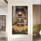 Divine Omkareshwar Jyotirlinga Glass Finish Vertical Wall Art