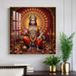 Divine Lord Hanuman Ji Glass Finish Square Wall Art