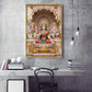 Religious Maa Laxmi Glass Finish Vertical Wall Art