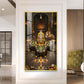 Divine Trimbakeshwar Jyotirlinga Glass Finish Vertical Wall Art