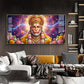 Hanuman Ji Glass Finish Horizontal Wall Art