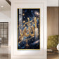 Khuda Glass Finish Vertical Wall Art