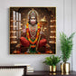 Pavan Putra Hanuman Ji Glass Finish Square Wall Art