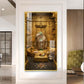 Divine Kedarnath Jyotirlinga Glass Finish Vertical Wall Art