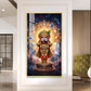 Lord Jagannath Prabhu Glass Finish Vertical Wall Art