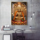 Samriddhi Hanuman Ji Glass Finish Vertical Wall Art