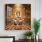 Ganapathi Ji Glass Finish Square Wall Art
