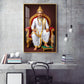 Lord Basavesvara Glass Finish Vertical Wall Art