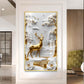 Deerlighted Forest Glass Finish Vertical Wall Art