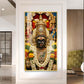 Goddess Chowdeshwari Amman Glass Finish Vertical Wall Art