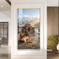Jai Badrinath Glass Finish Vertical Wall Art