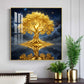 Divine Tree Kalpavriksha Glass Finish Square Wall Art