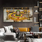 Trimbakeshwar Jyotirlinga Glass Finish Horizontal Wall Art