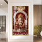 Divine Shree Ganesh Glass Finish Vertical Wall Art