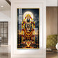 Lord Venkateswara Glass Finish Vertical Wall Art