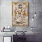 Swami Samarth Glass Finish Vertical Wall Art