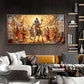 Har Har Mahadev Shambhu Glass Finish Horizontal Wall Art