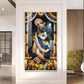 God Shreenath Ji Glass Finish Vertical Wall Art