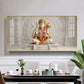 Lord Hanuman Glass Finish Horizontal Wall Art