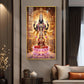 Lord Tirupati Balaji Glass Finish Vertical Wall Art