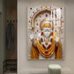Premanand Maharaj Ji Glass Finish Vertical Wall Art